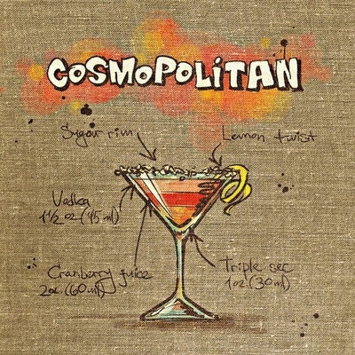 cosmopolitan cartoon poster